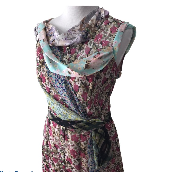 Byron Lars Beguile Wilderflora Dress Anthropologie - Picture 8 of 12